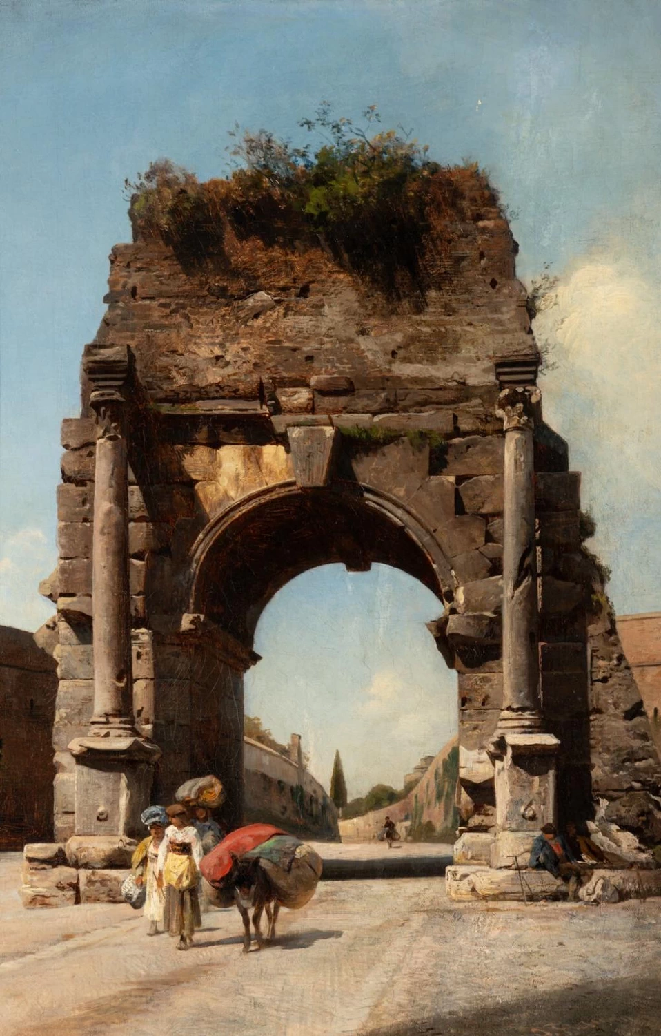 Vista dell'Arco di Trionfo Romano